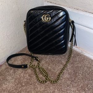 Black Crossbody Bag, designer inspired